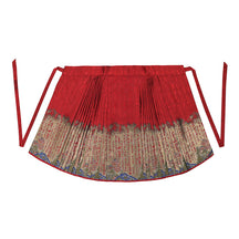 new chinese style women's red mamian skirt - Jianxi Hanfu