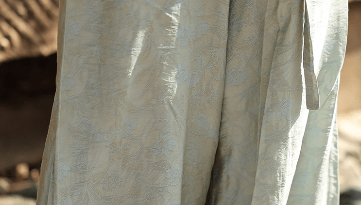 blue trousers song dynasty women's clothes - Jianxi Hanfu