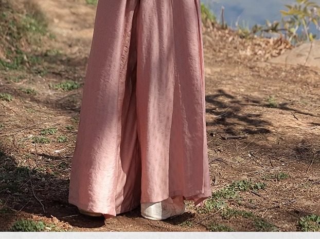 pink trousers chinese song dynasty women's hanfu- Jianxi Hanfu