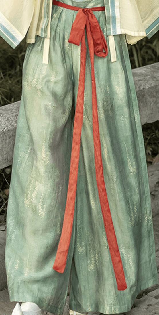green trousers song dyansty women's clothes - Jianxi Hanfu