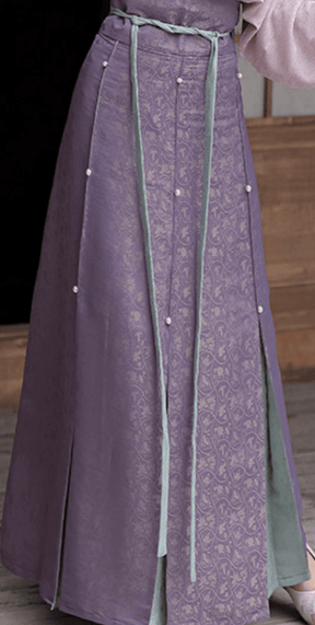 purple ruqun sanjianqun song dynasty clothes - Jianxi Hanfu