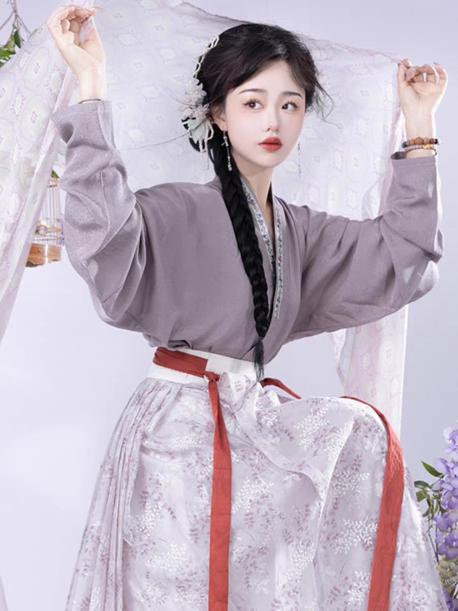 Song Dynasty Hanfu Beizi Yu Nie - Jianxi Hanfu