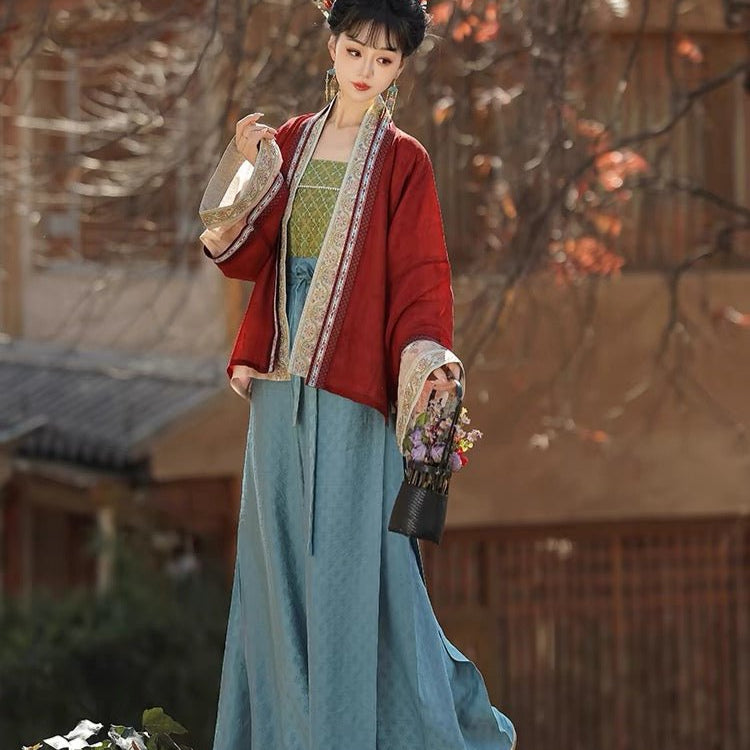 Song Dynasty Hanfu Beizi Zhu Qi - Jianxi Hanfu