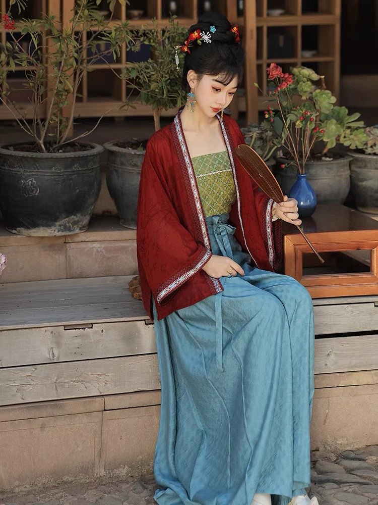 Song Dynasty Hanfu Beizi Zhu Qi - Jianxi Hanfu