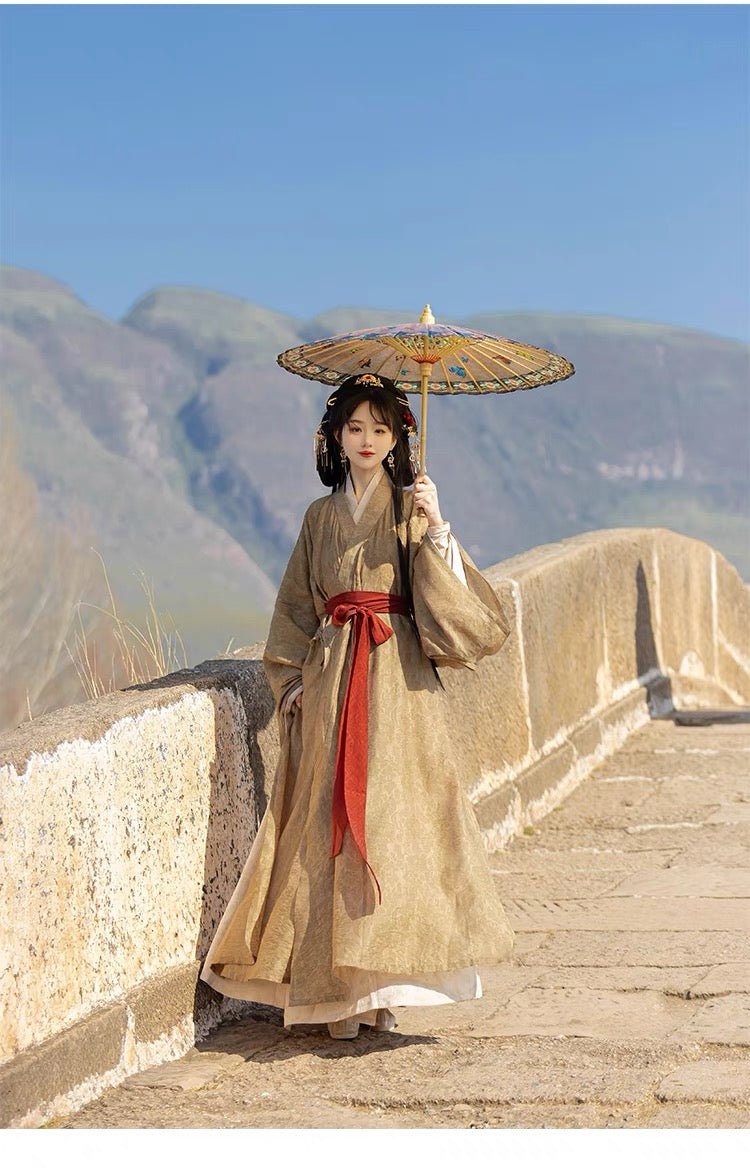 Song Dynasty Hanfu Changshan Beizi Gan Tang - Jianxi Hanfu