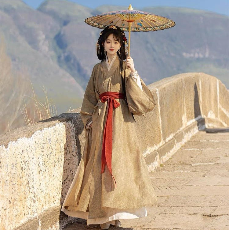 Song Dynasty Hanfu Changshan Beizi Gan Tang - Jianxi Hanfu