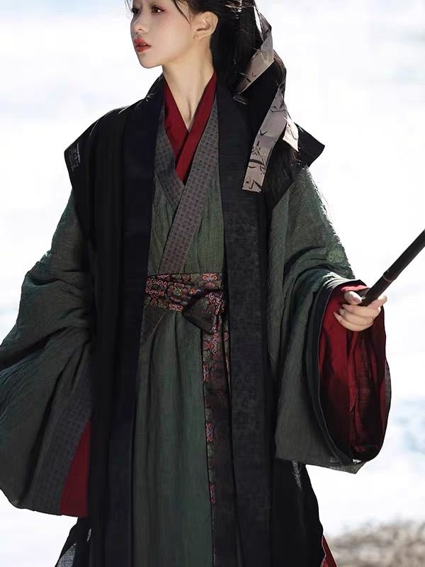 Song Dynasty Hanfu Changshan Beizi Zhuo Chi - Jianxi Hanfu