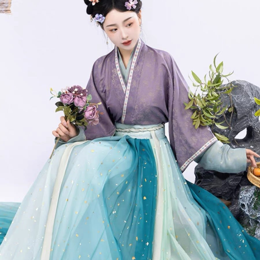 Song Dynasty Hanfu Pibo Beizi Jing Mo - Jianxi Hanfu