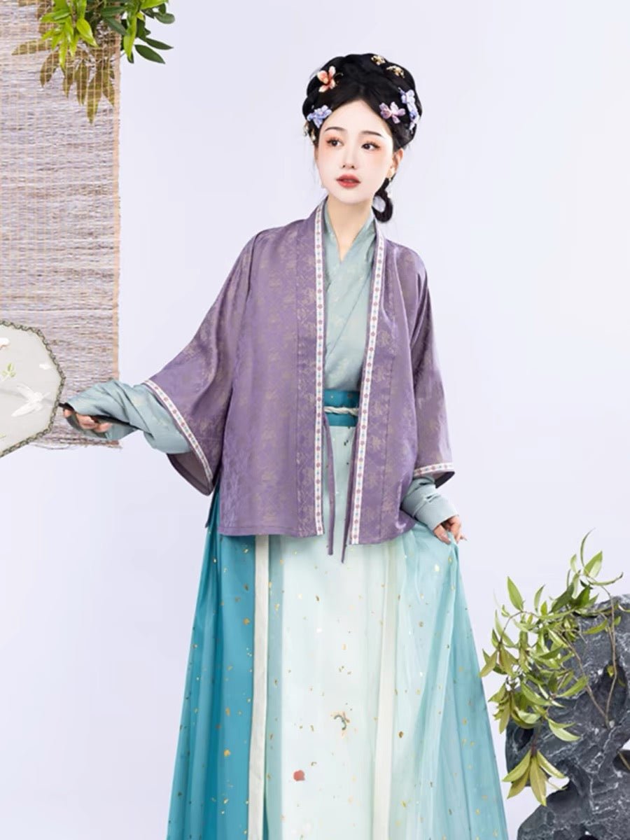 Song Dynasty Hanfu Pibo Beizi Jing Mo - Jianxi Hanfu