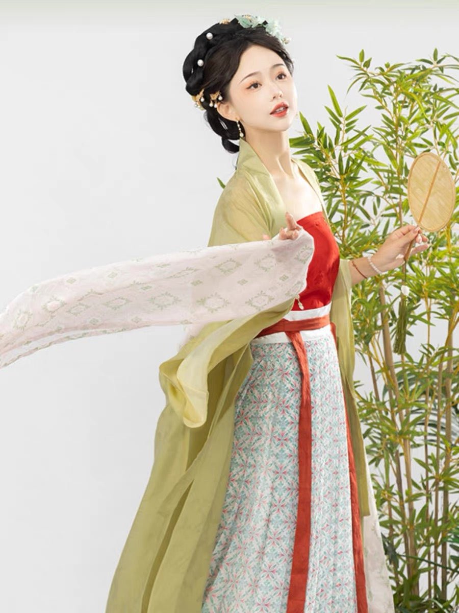 Song Dynasty Hanfu Pibo Beizi Yuan Hua - Jianxi Hanfu