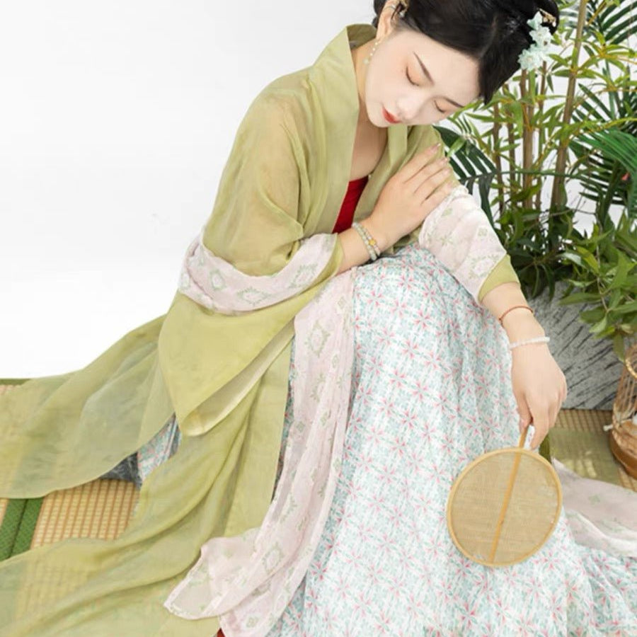 Song Dynasty Hanfu Pibo Beizi Yuan Hua - Jianxi Hanfu