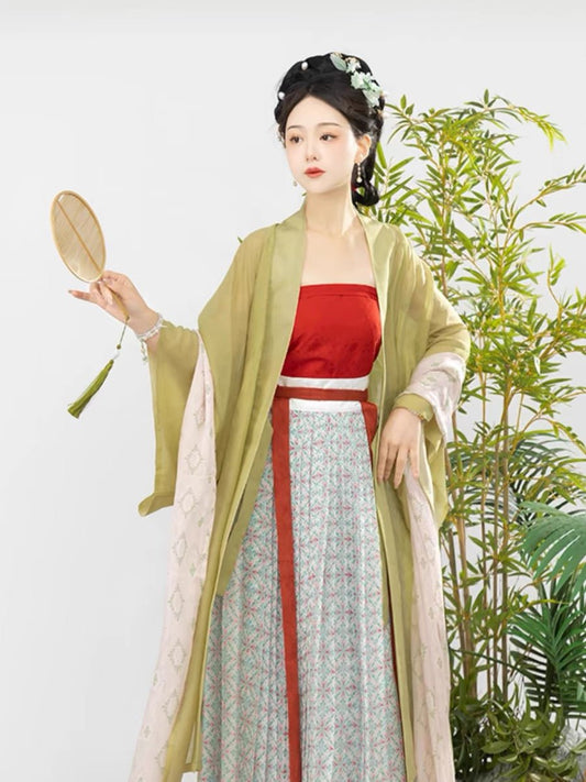 Song Dynasty Hanfu Pibo Beizi Yuan Hua - Jianxi Hanfu