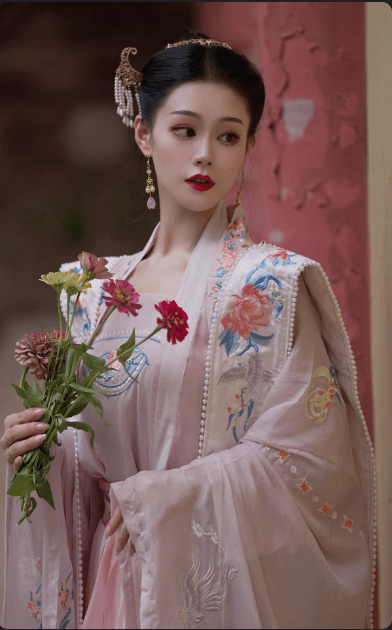 song dynasty clothes xiapei pibo duijin changshan ruqun women's hanfu girls' clothes-Jianxi Hanfu