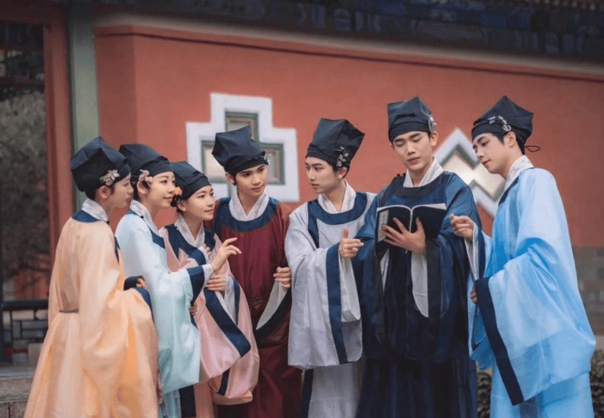 song dynasty men's cloth shoes lanshan robe - Jianxi Hanfu