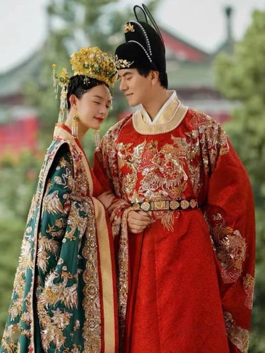 Song Dynasty Wedding Attire - Jianxi Hanfu