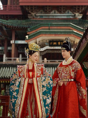 Song Dynasty Wedding Attire - Jianxi Hanfu