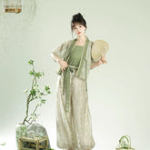 song dynasty women's summer hanfu cloth - Jianxi Hanfu