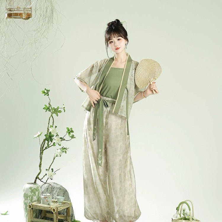 song dynasty women's summer hanfu cloth - Jianxi Hanfu