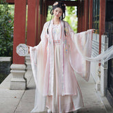 song dynasty women's plus size hanfu cloth bpink ruqun dress - Jianxi Hanfu