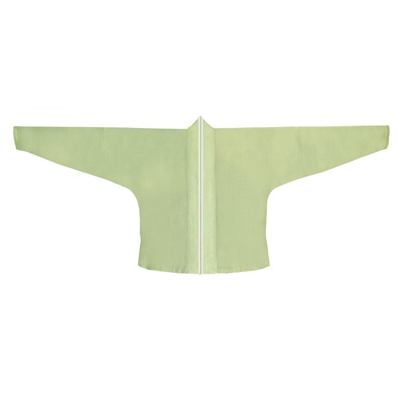 song dynasty cloth women's plus size shoes summer cloth green duijin shirt - Jianxi Hanfu
