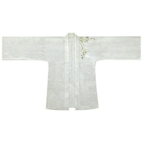song dynasty cloth shoes women's plus size hanfu green beizi shirt - Jianxi Hanfu