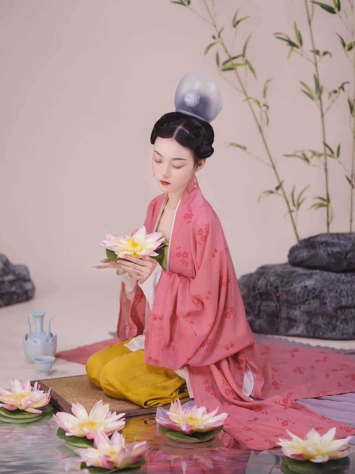 song dynasty women's plus size hanfu ruqun dress - Jianxi Hanfu