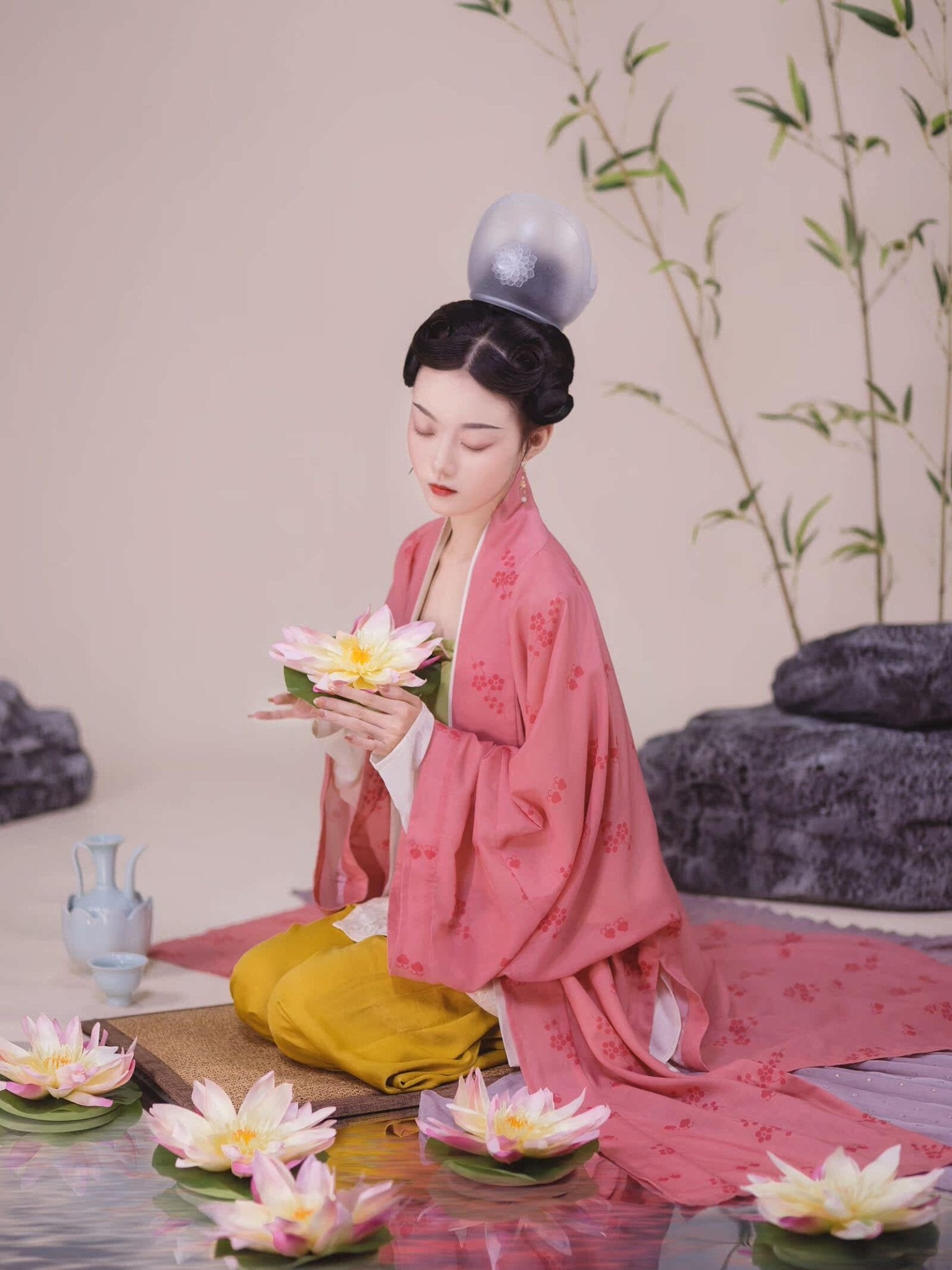 song dynasty women's plus size hanfu ruqun dress - Jianxi Hanfu