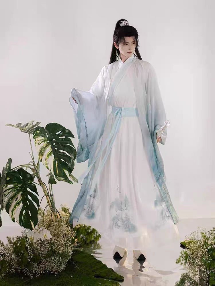 Song Dynasty Wuxia Hanfu Yun He - Jianxi Hanfu