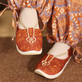 hanfu shoes red tang dynasty chinese shoes-Jianxi Hanfu