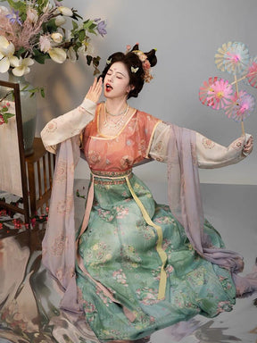 summer spirit dress qiyao ruqun-Jianxi Hanfu