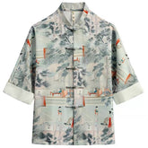 tang suit summer shirt-Jianxi Hanfu