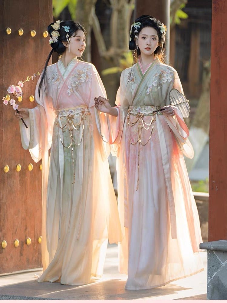 spring girls dress wei jin dynasty hanfu ruqun-Jianxi Hanfu