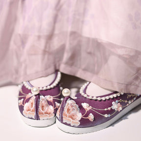 Su Yang Pearl Hanfu Shoes - Jianxi Hanfu