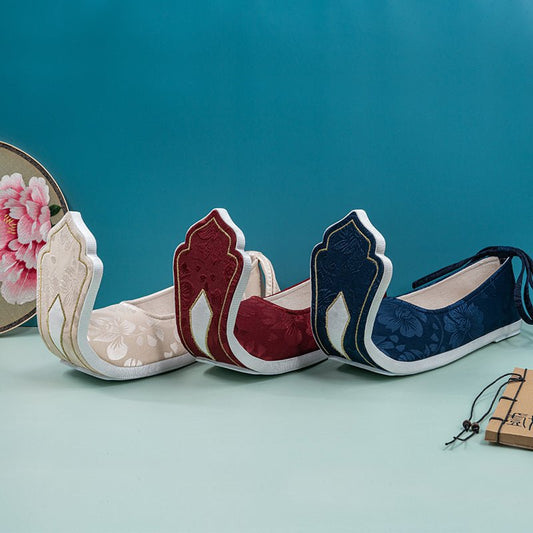 northern wei dynast clothing hanfu shoes-Jianxi Hanfu