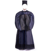 ming dynasty men's summer hanfu black lanshan robe - Jianxi Hanfu
