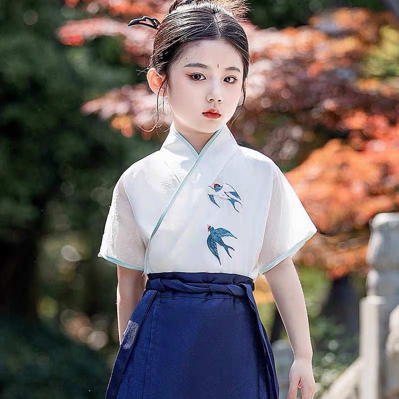 Summer tops of Chinese - style children's Hanfu - Jianxi Hanfu