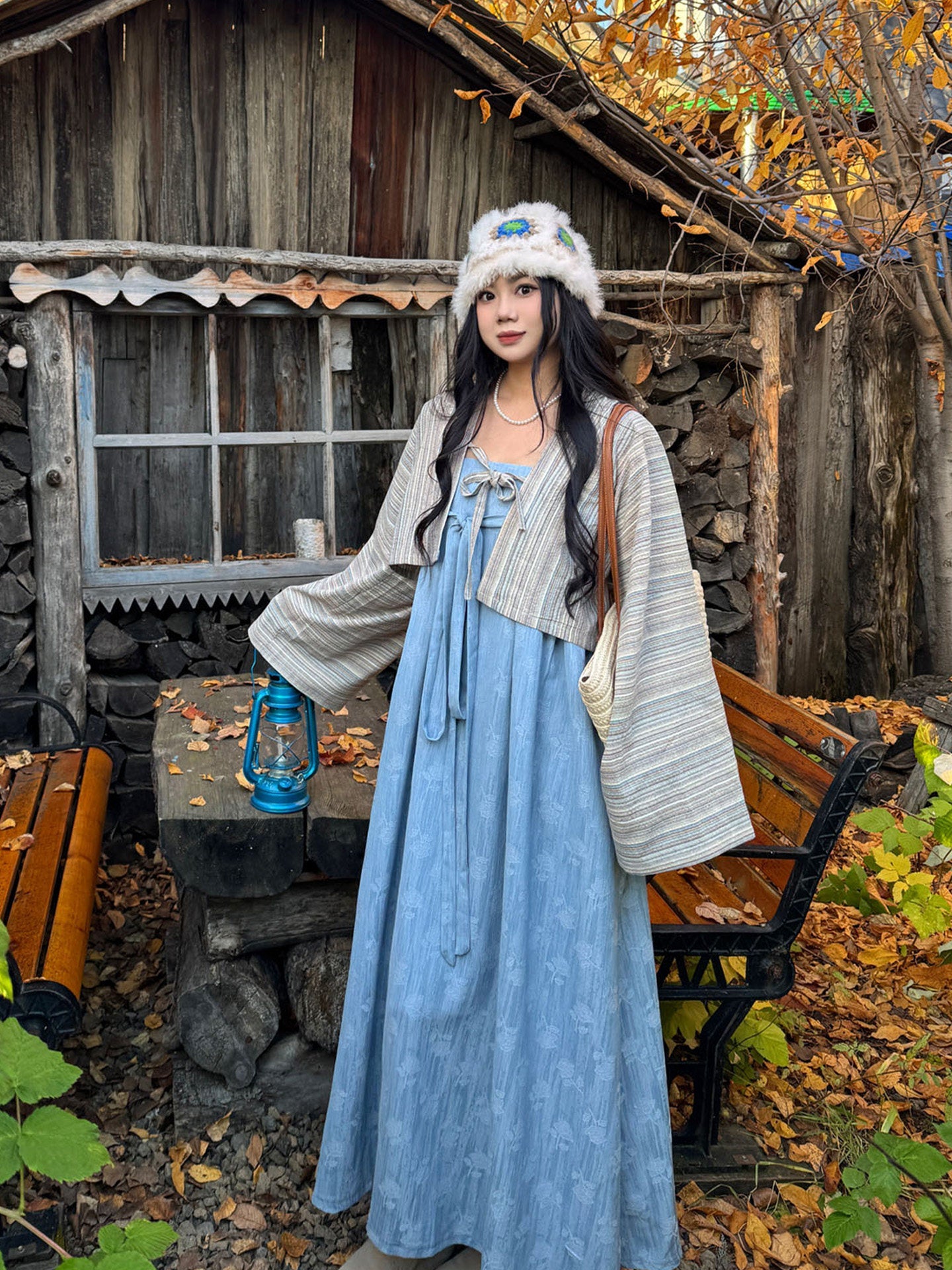 chinese tang dynasty women's spring plus size grey duijin shirt - Jianxi Hanfu