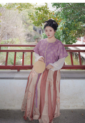 women's tang dynasty summer plus size red hanfu dress - Jianxi Hanfu