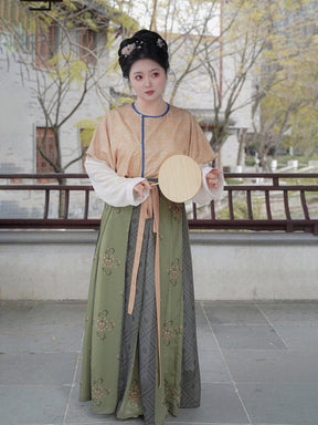 women's tang dynasty summer plus size white shirt - Jianxi Hanfu