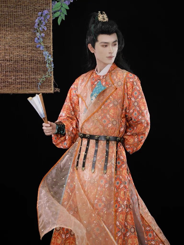 Tang Dynasty Men's Hanfu Dragon - Jianxi Hanfu