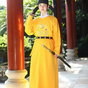 tang dynasty men's hanfu clothes imperial robe - Jianxi Hanfu
