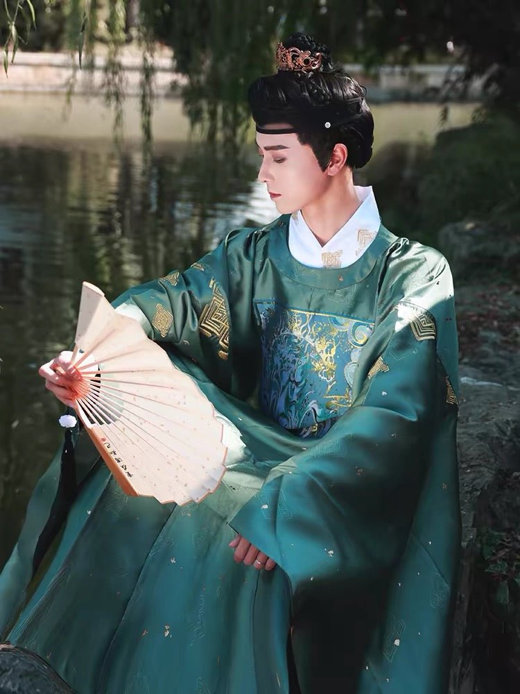 Tang Dynasty Men's Hanfu Hun Dun - Jianxi Hanfu