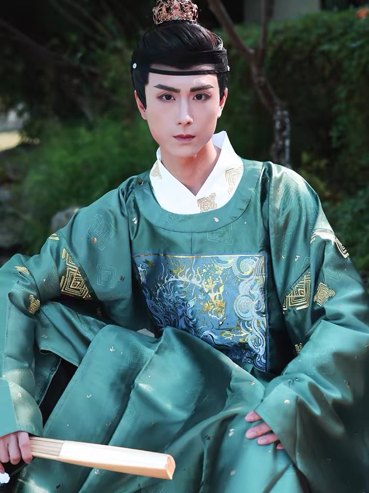 Tang Dynasty Men's Hanfu Hun Dun - Jianxi Hanfu