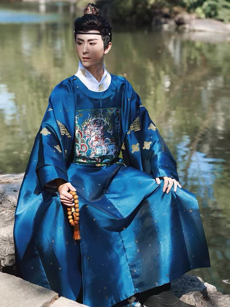 Tang Dynasty Men's Hanfu Hun Dun - Jianxi Hanfu