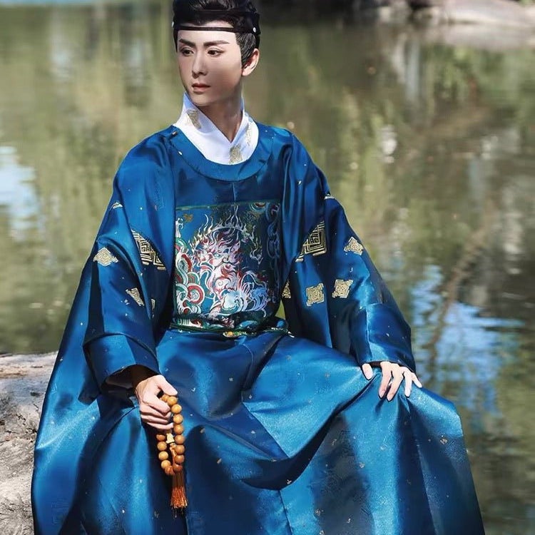 Tang Dynasty Men's Hanfu Hun Dun - Jianxi Hanfu