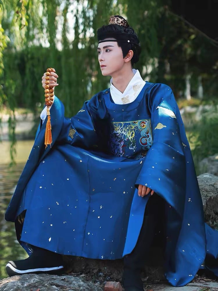 Tang Dynasty Men's Hanfu Hun Dun - Jianxi Hanfu