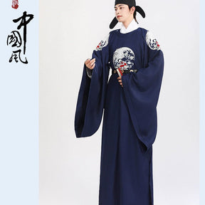chinese tang dynasty men's hanfu robe clothes - Jianxi Hanfu