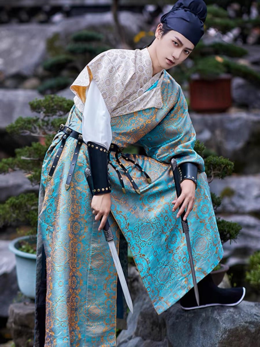 Tang Dynasty Men's Hanfu Jun Zi - Jianxi Hanfu