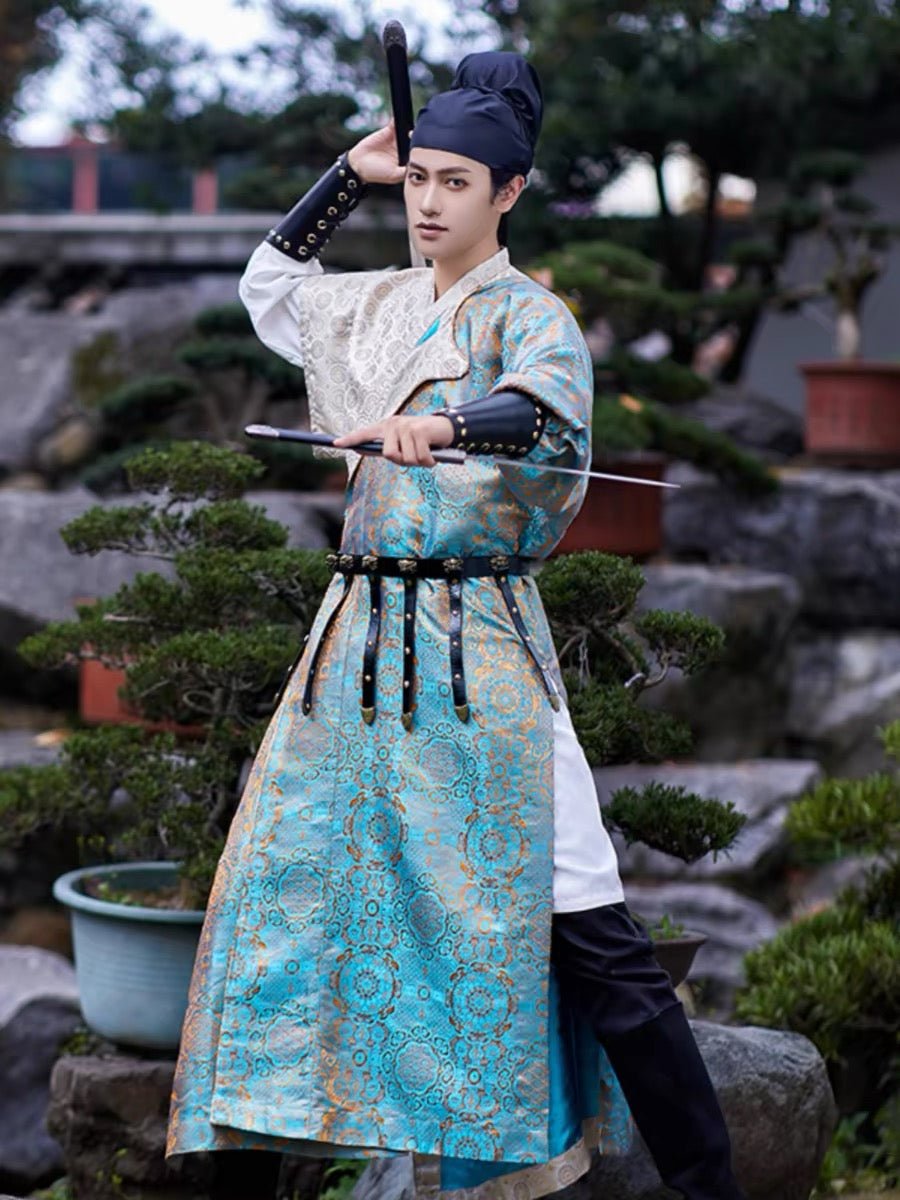 Tang Dynasty Men's Hanfu Jun Zi - Jianxi Hanfu