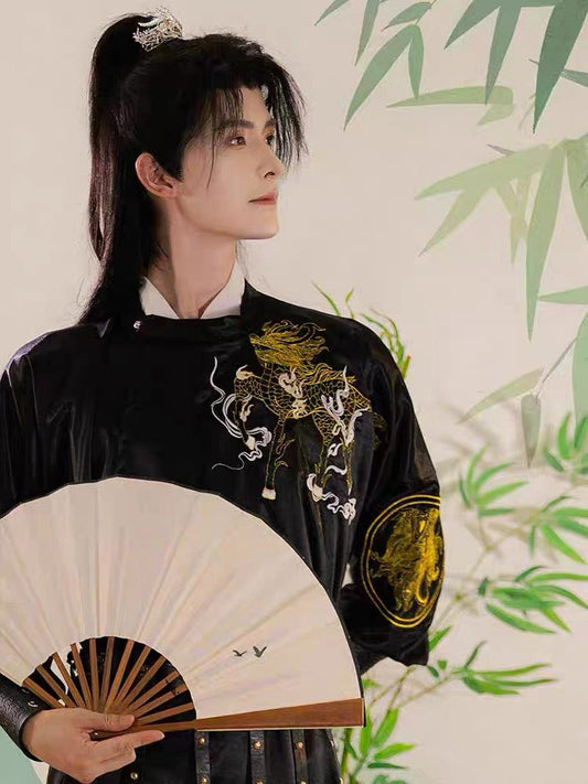 Tang Dynasty Men's Hanfu Qi Lin - Jianxi Hanfu